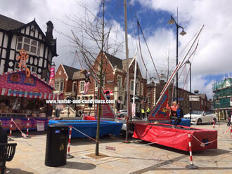 Bungee Trampolines at Burslem May Day Festival